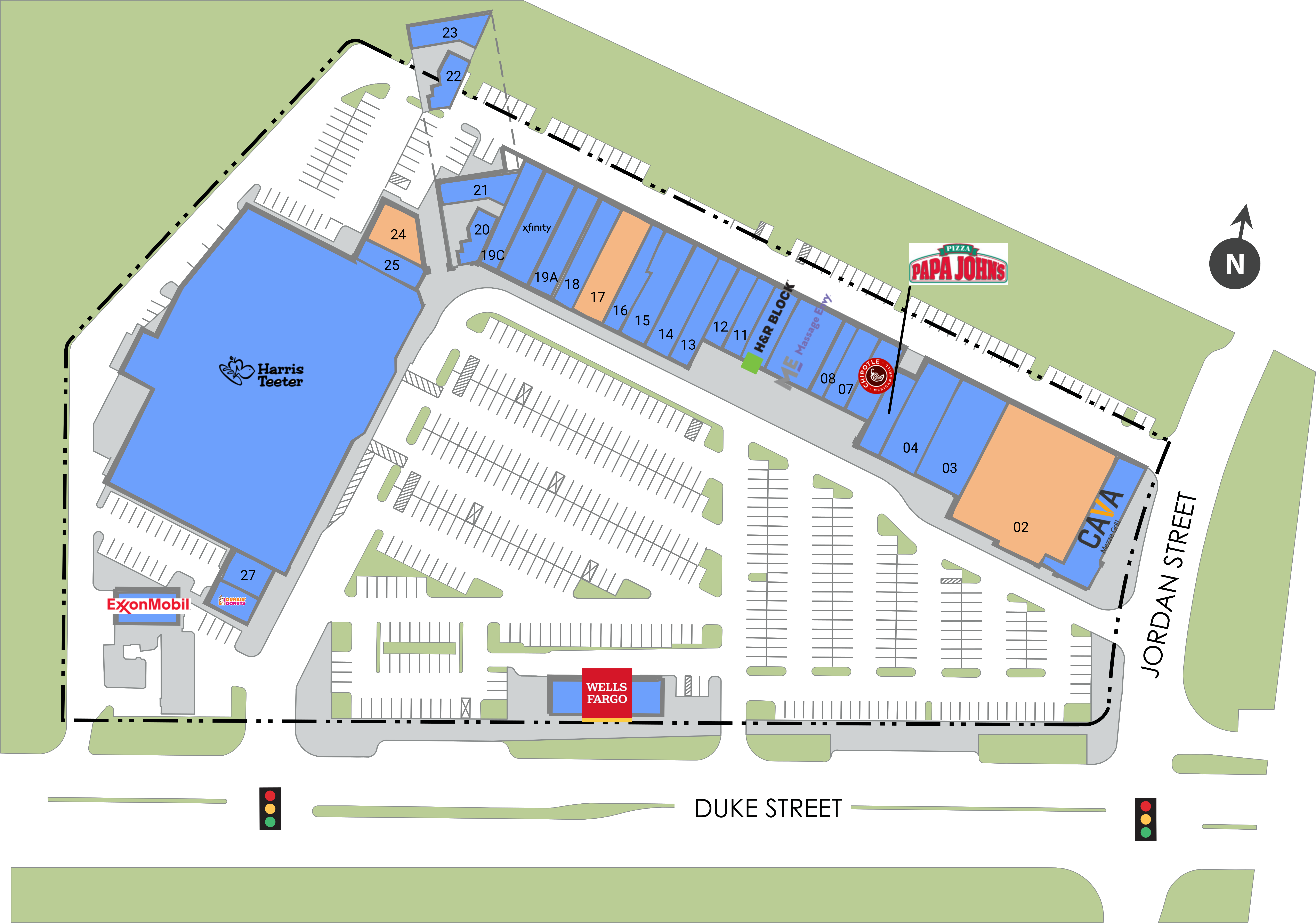 Alexandria Virginia Va Available Retail Space Restaurant Space For Lease Shoppes At Foxchase First Washington Realty Inc