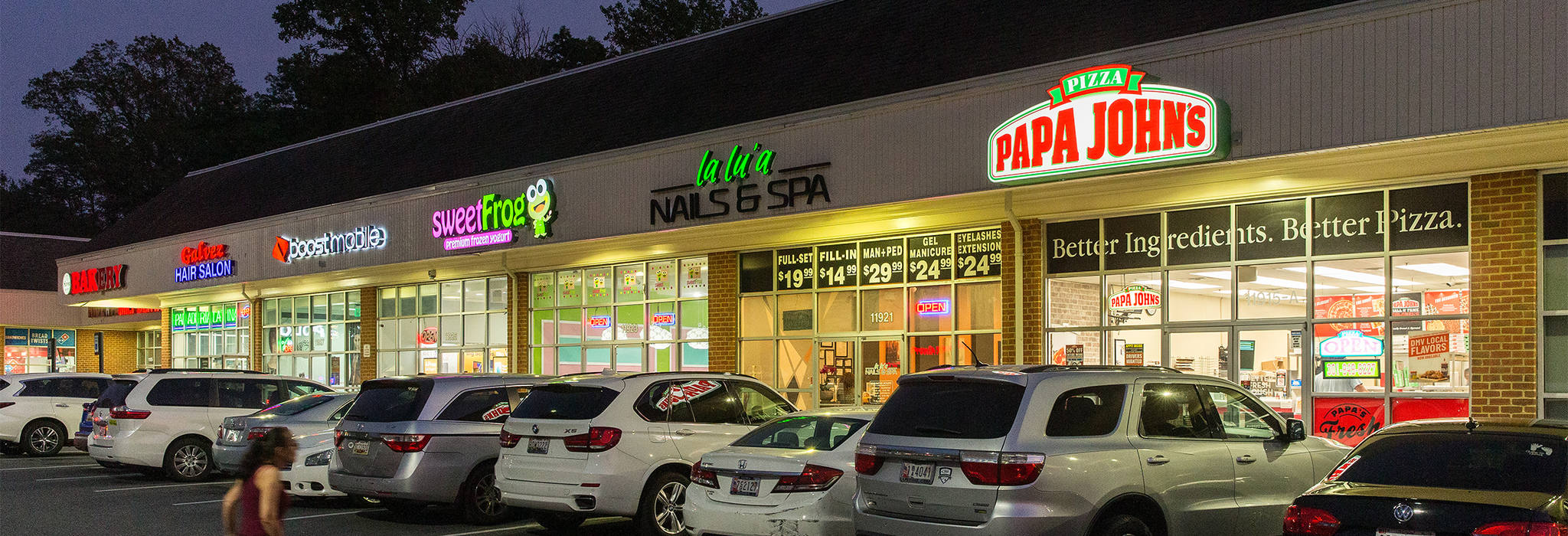 Wheaton MD Wheaton Park Shopping Center Retail Space First Washington Realty Inc.